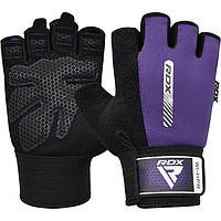Перчатки для фитнеса rdx w1 half purple s