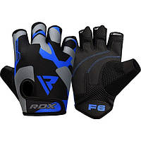 Перчатки для фитнеса rdx f6 sumblimation blue l
