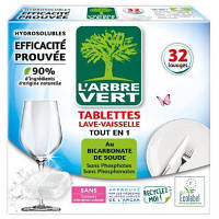 Таблетки для посудомоечных машин L'Arbre Vert All in 1 32 шт. (3450601046810) pl