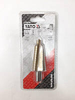 Свердло конічне ступінчасте титанове по металу YATO YT-44746:HSS 4241.10-30 mm.L 87/60 mm pl