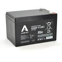 Батарея к ИБП AZBIST 12V 12 Ah Super AGM (ASAGM-12120F2) pl