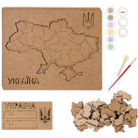 Набор для творчества Rosa Talent Карта Украины 3D пастельные цвета 30.5х37.5 см (4823098532545) m