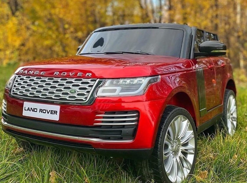Дитячий електромобіль на акумуляторі Джип Range Rover M 4175 з пультом р/у для дітей 3-8 років червоний