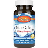Омега 3 Carlson Labs Teen's Max Catch Minis 60 Soft Gels GT, код: 7955650