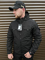 Куртка Soft Shell Tactical чорна S-2 L