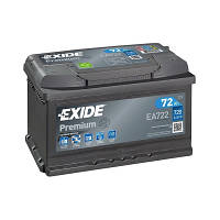 Аккумулятор автомобильный EXIDE PREMIUM 72A (EA722) pl