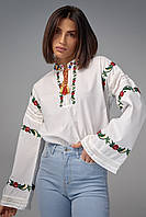 Женская вышиванка современная стильная вышиванка этническая одежда модная оригинальная блуза вышитая гладью