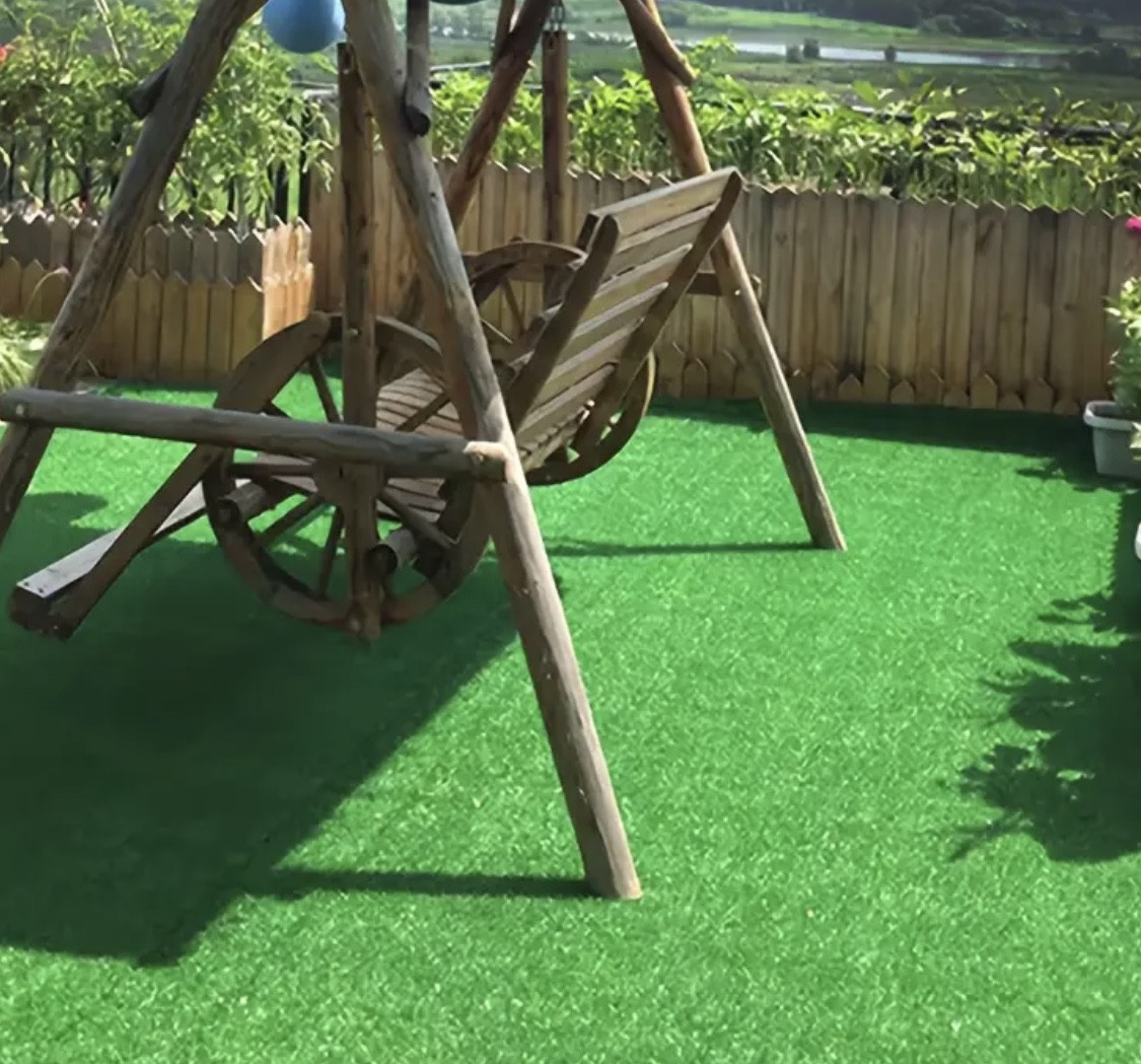 Штучна трава DecorGrass 9 мм Газон для балкона штучний Терасна штучна трава, фото 1