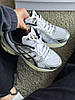 Жіночі кросівки Asics Gel 1130 White Silver Brown Взуття Асікс Гель 1130 білі кеди текстиль шкіра повсякденні демісезон, фото 7