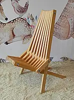 Кресло складное деревянный Кентукки (Прочное шезлонг - кресло)