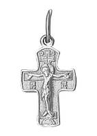 Серебряная подвеска религия крестик