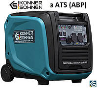 Инверторный генератор 4кВт Konner&Sohnen KS 4000iE S ATS (АВР) Версия 2 Бензиновый генератор