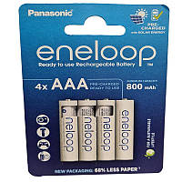 Аккумулятор AAA Panasonic Eneloop 800mAh NiMH , 1шт (блистер по 4шт) HR03 предзаряженный