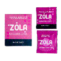 Фарба для вій ZOLA Eyelash Tint 06 Bluish Black та окислювач 1,8% колір синьо-чорний, 2х5 мл