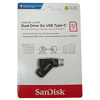 Флеш память 32Gb SanDisk Ultra Dual Go Type-C / USB3.1 (150Mb/s)