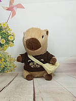 М'яка іграшка Капібара у світері коричневий 23 см тренд Тік-Тока. Водосвинка