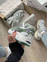 Жіночі кросівки Asics Gel GT-2160 Silver Green Взуття Асікс Гель 2160 білі кеди текстиль шкіра повсякденні демісезон, фото 4