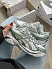 Жіночі кросівки Asics Gel GT-2160 Silver Green Взуття Асікс Гель 2160 білі кеди текстиль шкіра повсякденні демісезон, фото 8