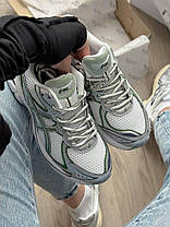 Жіночі кросівки Asics Gel GT-2160 Silver Green Взуття Асікс Гель 2160 білі кеди текстиль шкіра повсякденні демісезон, фото 5