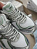 Жіночі кросівки Asics Gel GT-2160 Silver Green Взуття Асікс Гель 2160 білі кеди текстиль шкіра повсякденні демісезон, фото 10