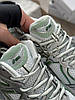 Жіночі кросівки Asics Gel GT-2160 Silver Green Взуття Асікс Гель 2160 білі кеди текстиль шкіра повсякденні демісезон, фото 7