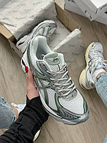 Жіночі кросівки Asics Gel GT-2160 Silver Green Взуття Асікс Гель 2160 білі кеди текстиль шкіра повсякденні демісезон, фото 6