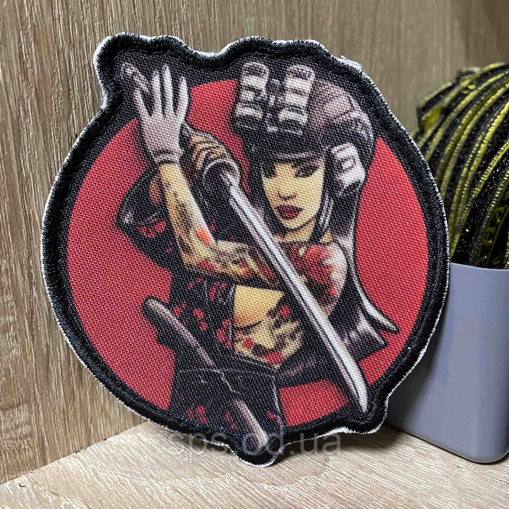№ДШ038 «Tactical Girl/Тактична дівчина» 9*8,5 см
