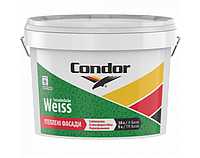 Краска фасадная, акрил-силоксановая, матовая Condor Fassadenfarbe Weiss (Белая) 10 л