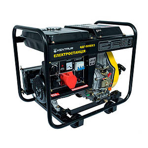 Генератор дизельний 3-х фазний 5,5 кВт 380/220 електростартер Кентавр КДГ-505ЕК/3 БЕЗКОШТОВНА ДОСТАВКА