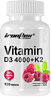 Витамины Д3+К2 IronFlex Vitamin D3 4000+K2 120 таблеток