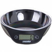 Весы кухонные электронные Mesko MS 3164 до 5 кг Black PI, код: 7764466
