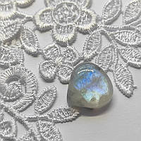 Натуральный лунный камень кабошон для изготовления украшений ювелирная вставка голубая иризация