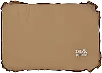 Подушка самонадувная Skif Outdoor Commander, 46x32x10 cm, ц:beige