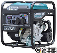 Инверторный генератор 3.3кВт Kоnner&Sоhnen KS 3300i Бензиновый генератор