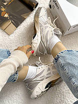 Жіночі кросівки Asics Dime GT-2160 Beige White Взуття Асікс Гель 2160 бежеві кеди текстиль шкіра повсякденні демісезон, фото 4