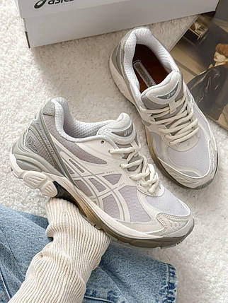 Жіночі кросівки Asics Dime GT-2160 Beige White Взуття Асікс Гель 2160 бежеві кеди текстиль шкіра повсякденні демісезон, фото 1