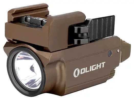 Ліхтар Olight Baldr Mini, green laser, колір desert tan