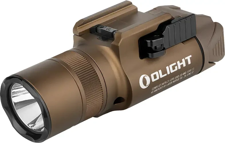 Ліхтар Olight Baldr Pro R, green laser, колір desert tan