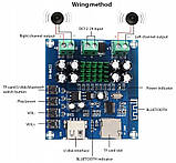 Bluetooth плата двоканальна стерео 50W*2 MP3 плеєр декодер TF, USB XH-M422 TPA3116D2, фото 4