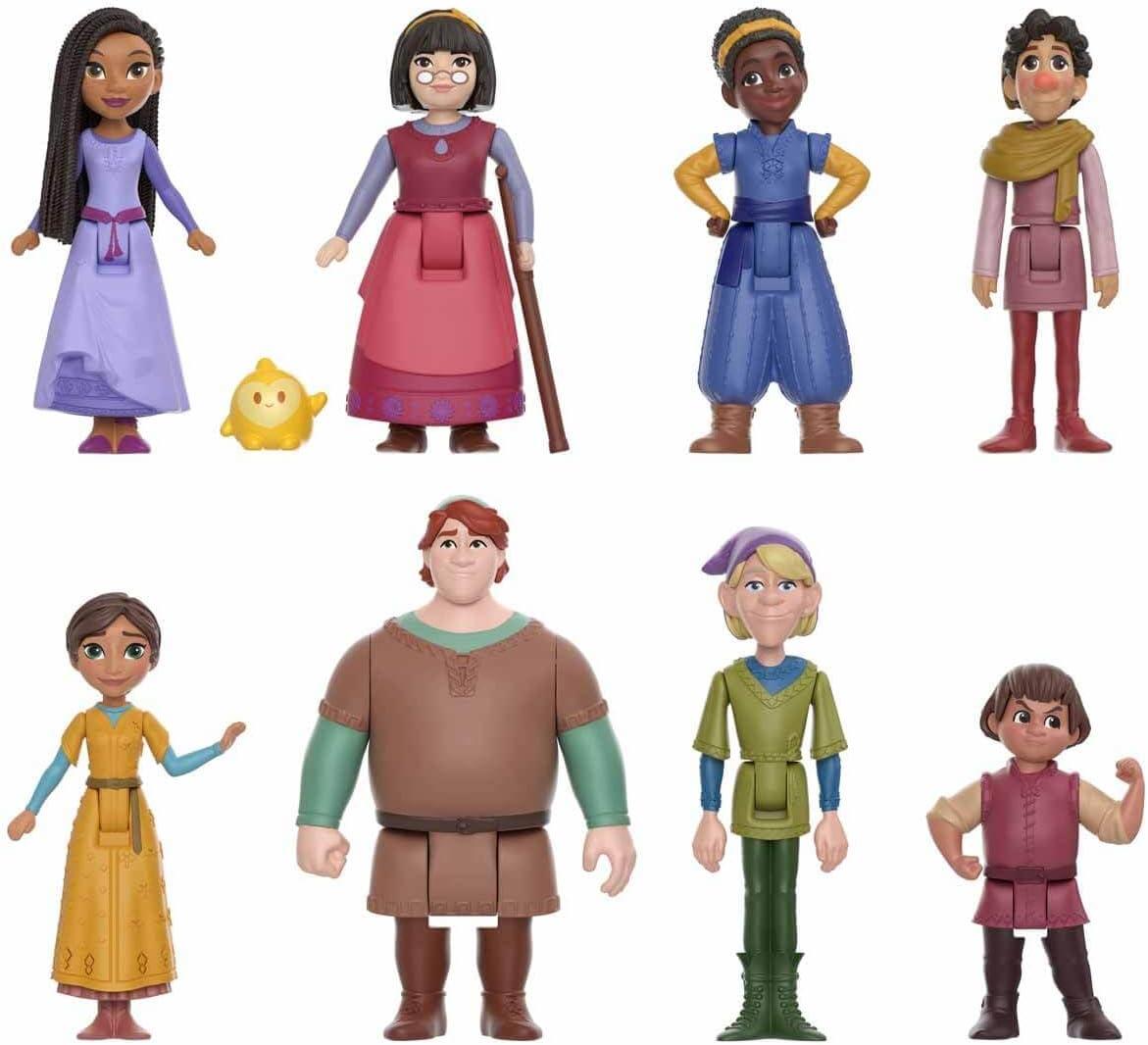 Набір 8 фигурок заповітне бажання Mattel Disney Wish Toys, The Teens Mini Doll Set