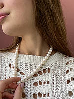 Перлинне кольє з морських перлів, елегантна прикраса для подарунка