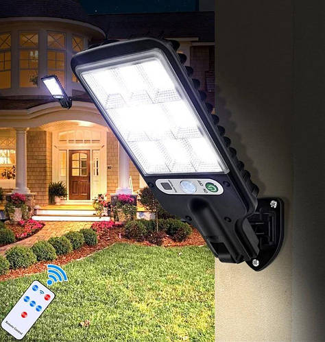 Уличный прожектор на солнечных батареях с датчиком движения ...