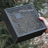 Деревянная подарочная коробка для подарков 05 BuyIT Дерев'яна подарункова коробка для подарунків 05