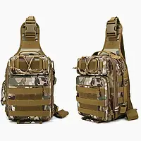 Тактическая армейская для военных сумка рюкзак на плечо