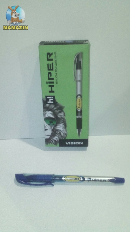 Ручка гелевая Hiper Vision, синяя HG-155Син