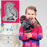 Форма для приготування домашніх льодяників та відливу шоколаду «Циганський Півень» 17 см