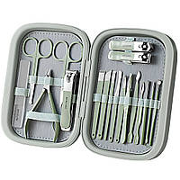 Маникюрный набор из 18 предметов Manicure SZK102 Набор инструментов для маникюра и педикюра