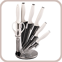 Набір кухонних ножів на підставці 7 предметів Кухонні ножі на магнітній підставці універсальний Кухонний ніж