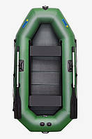 Лодка пвх гребная надувная двухместная ΩMega 250LS PS зеленая EV, код: 8284066
