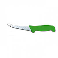 Нож разделочный Polkars с насечками 125 мм зеленый NR 17 zielony